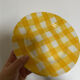 Yellow Scottish pattern plate from the Digoin manufacture