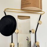 Vintage gold coat rack