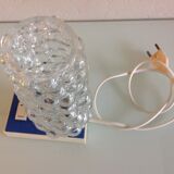 Bubbled glass bedside lamp by Helena Tynell 60/70