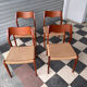 Set of 4 Møller 71 chairs