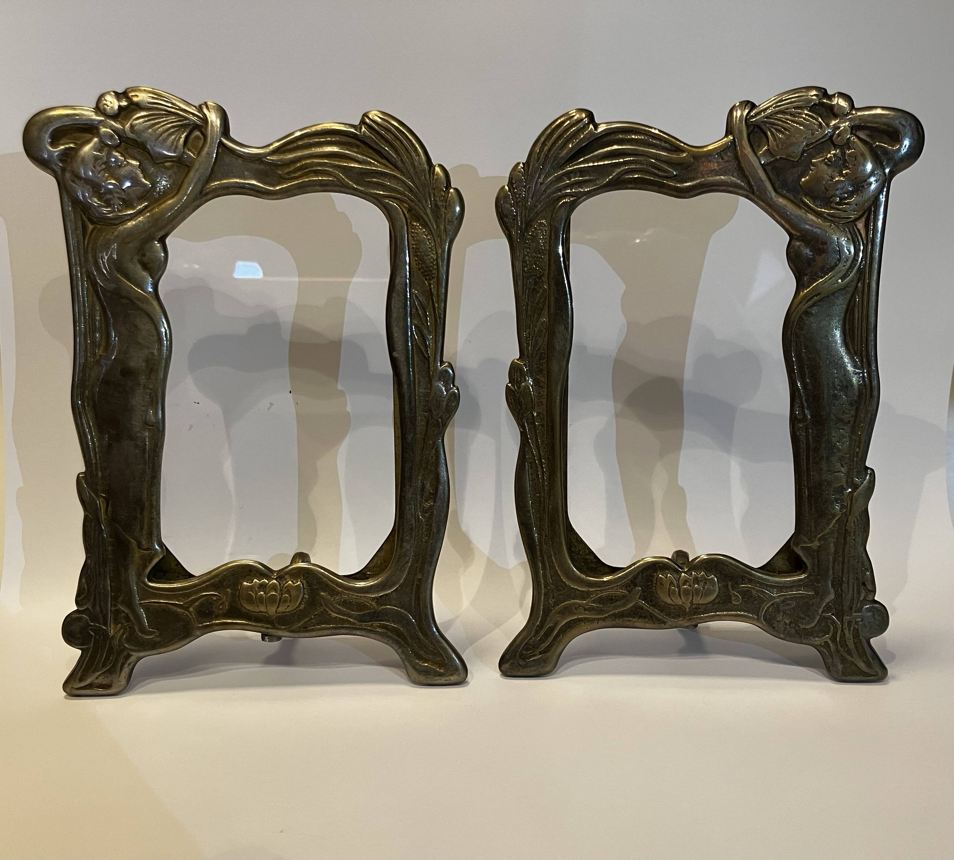 Old Art Nouveau photo frames