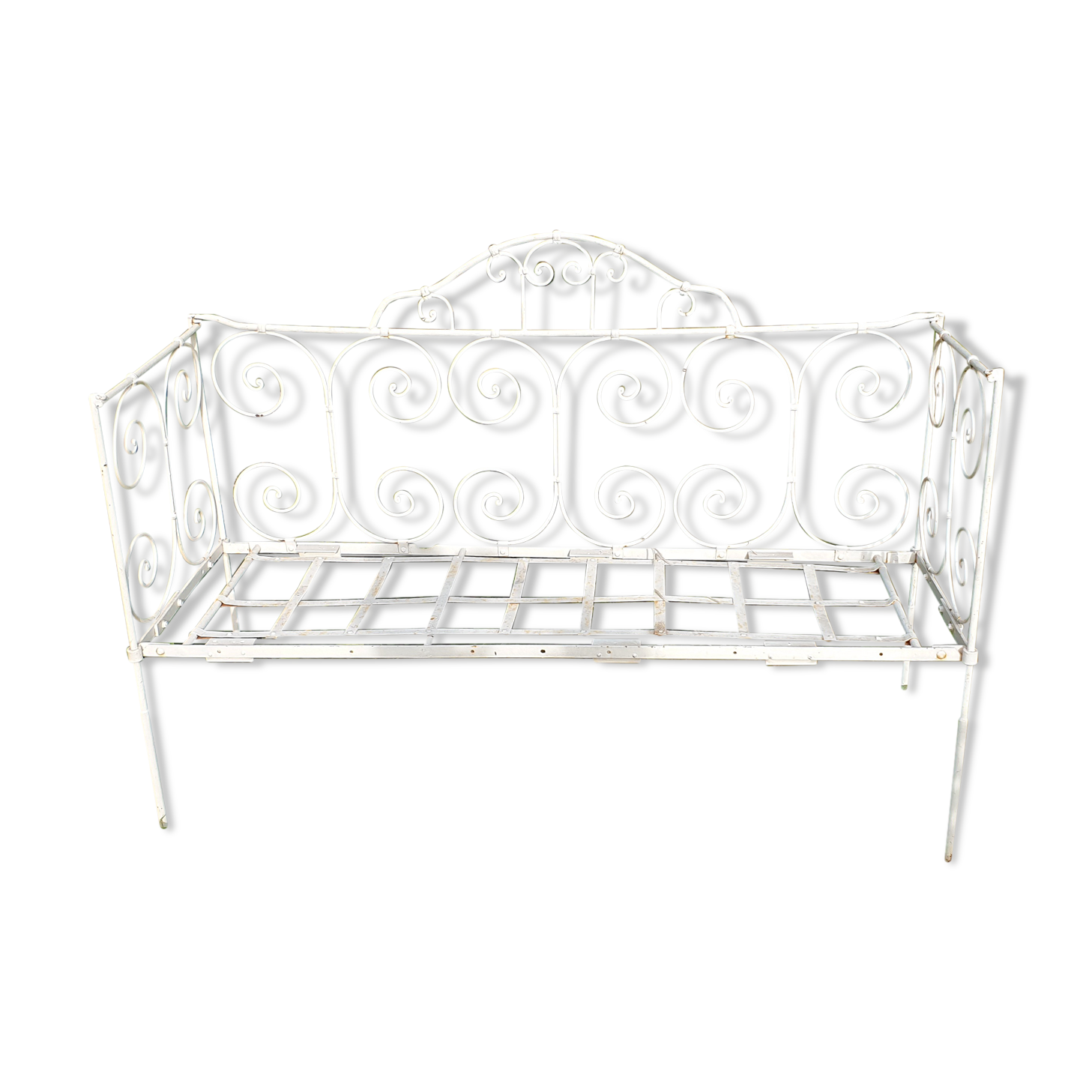 Garden bench cast iron half XXth