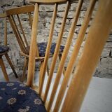 Lot of 6 bistro bar chairs from the 1960s