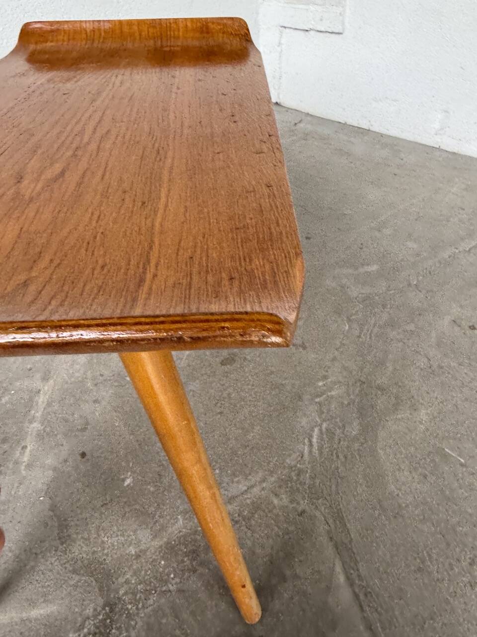 Baumann oak console coffee table from the 60s