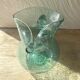 Pichet en verre  soufflé bullé  H24 cm