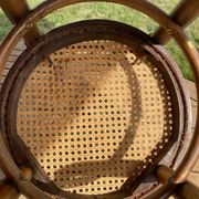 Chaise enfant en cannage et bois courbé