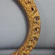 Old oval frame open wood