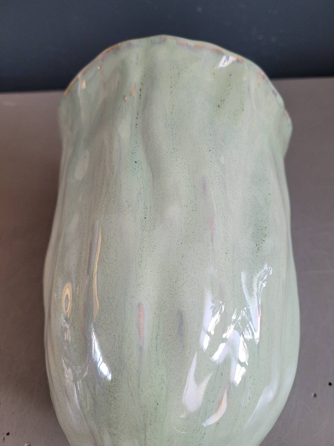 Pique-fleurs en céramique- Vase