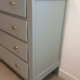 Commode vintage gris safran