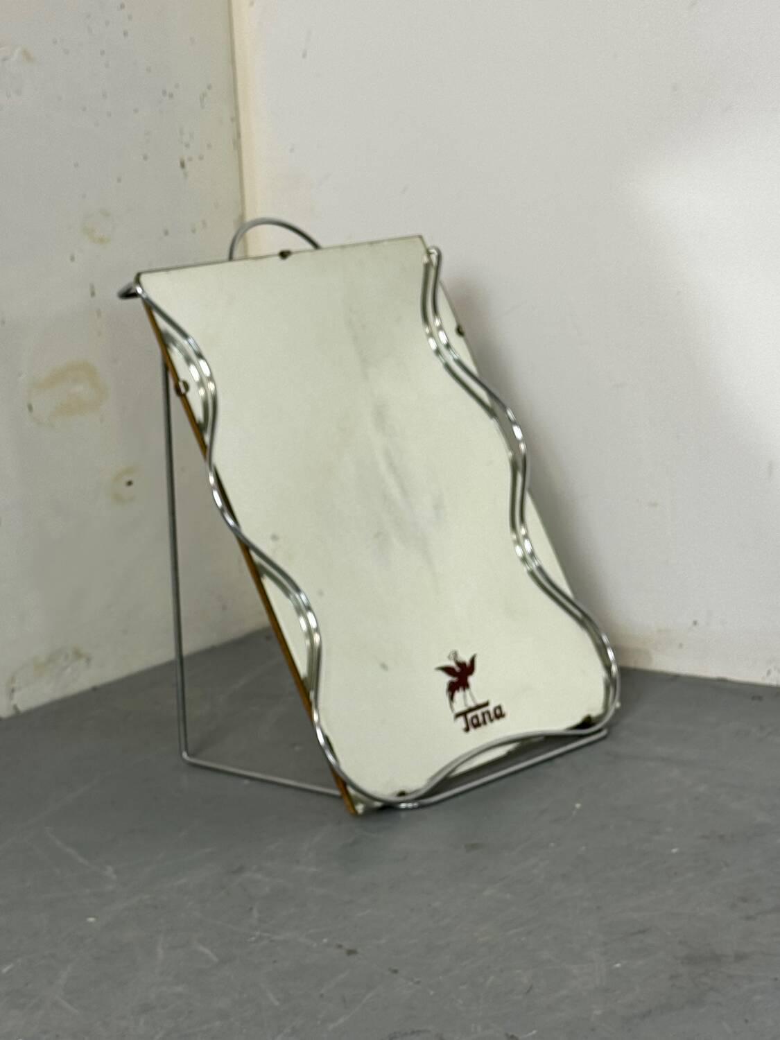 Vintage shoe shop store floor up mirror, 1930s