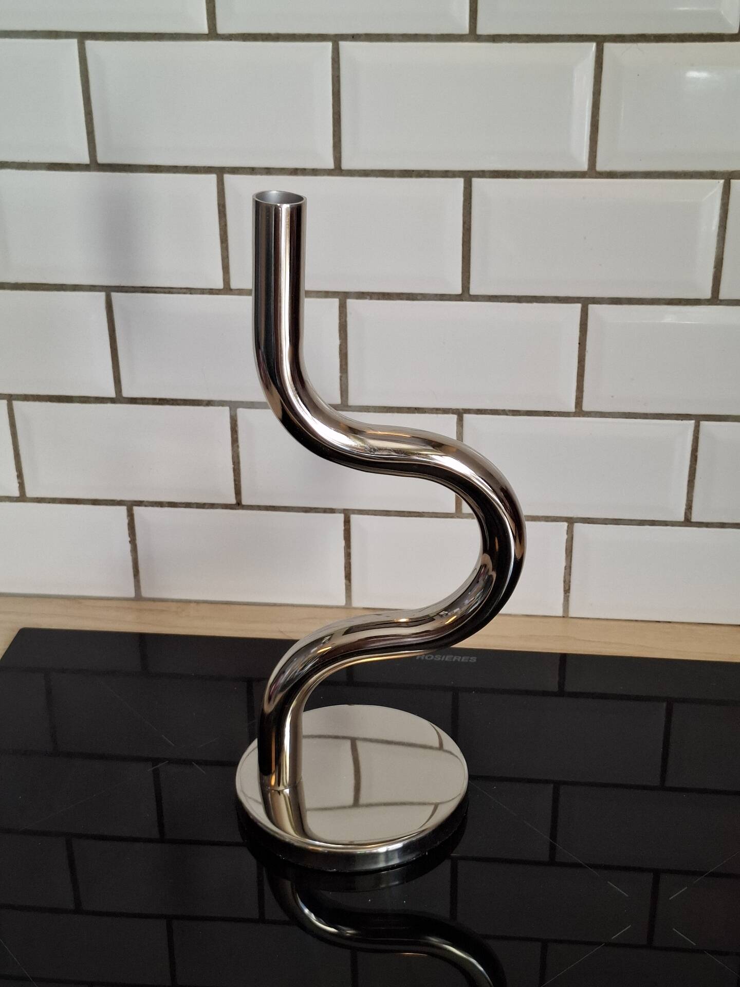 Bougeoir Chrome Axel Chay