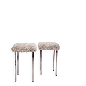 Ensemble de deux tabourets