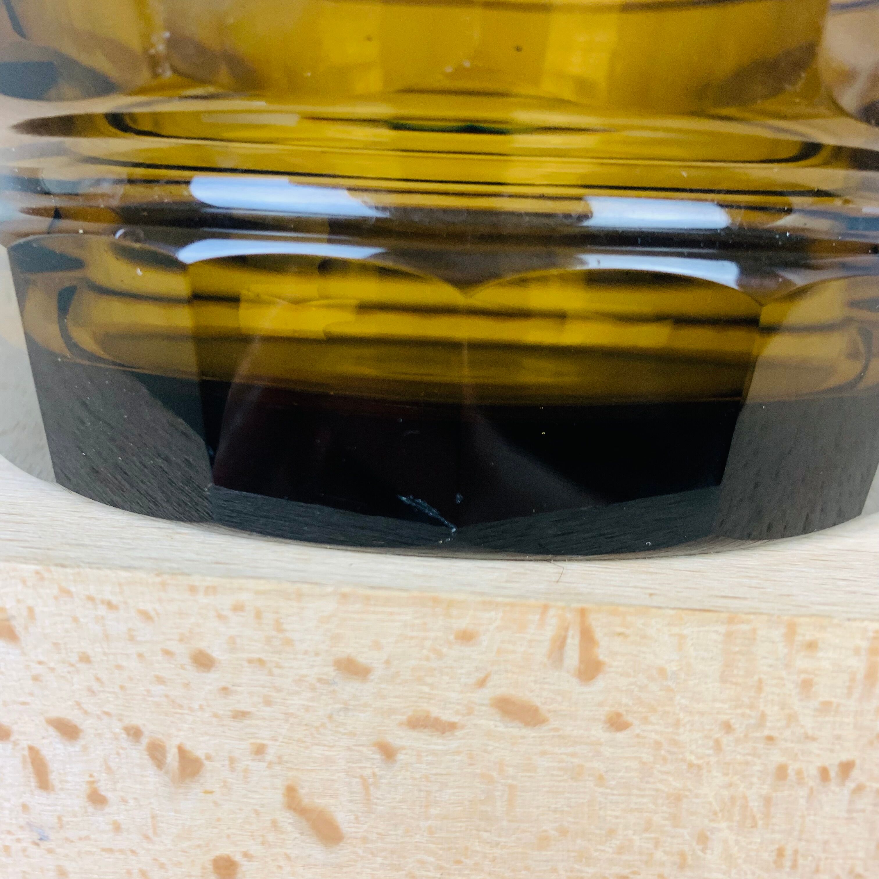 Daum Nancy Art Deco vase 1930 Lorraine cross smoked glass