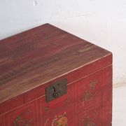 Coffre chinois avec peinture originale – Chine, vers 1900
