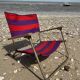 Vintage folding beach chair 1970