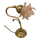 Glass paste and brass lamp