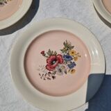 9 assiettes plates en porcelaine villeroy et boch modele 1584 25 cm