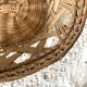 Corbeille en osier , coupe fruits