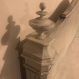 Shabby chic style church bench