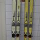 Vintage pair of wooden skis from the 1960s - Cabanon