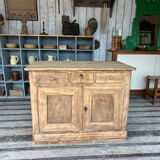 Small raw wood counter