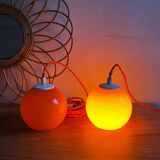 Pair of portable lamps