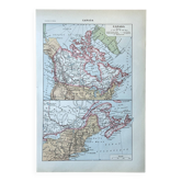 Map of Canada - 20x29cm 1922
