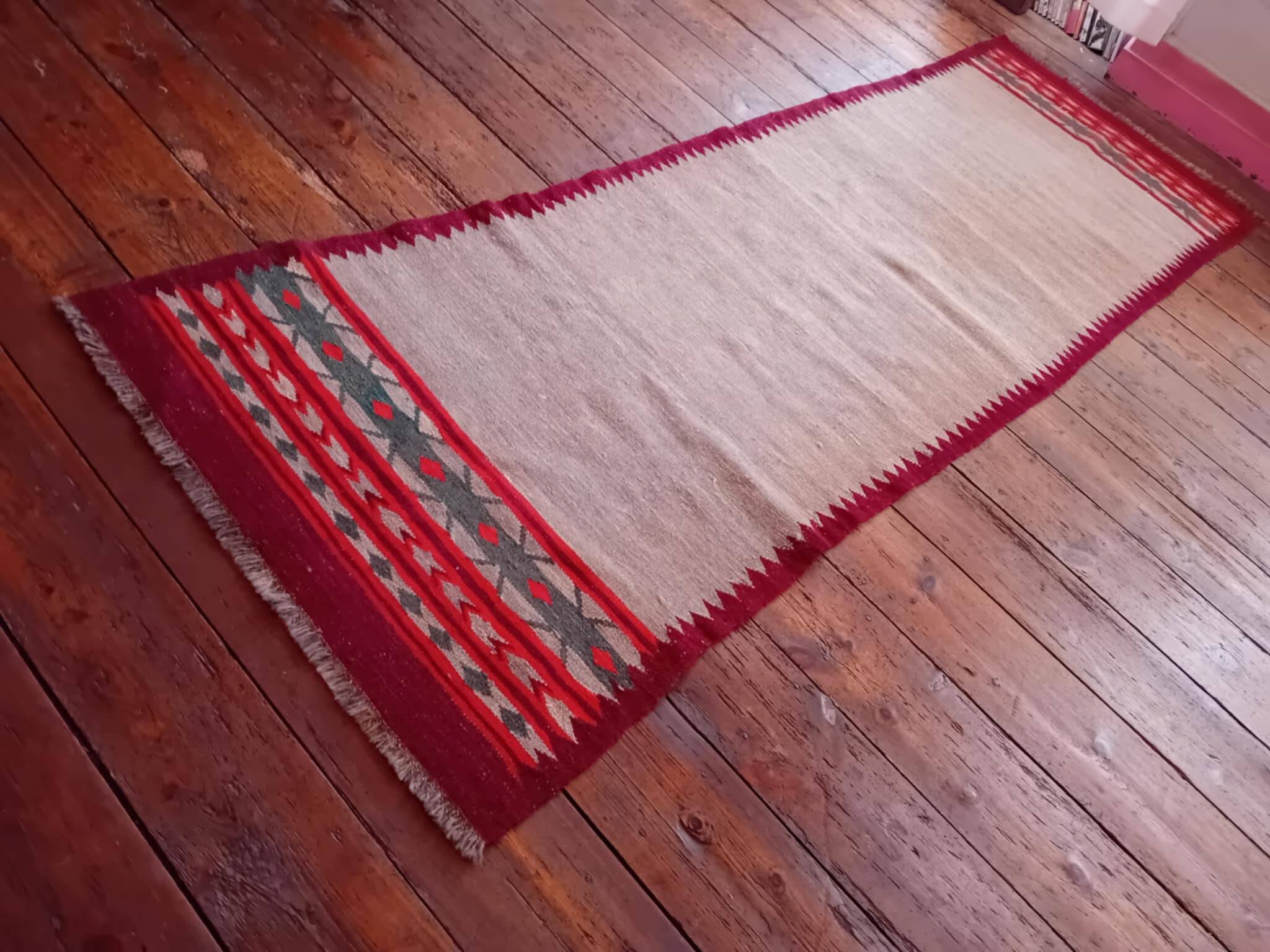 Handmade Anatolian Hallway Kilim 285x96cm