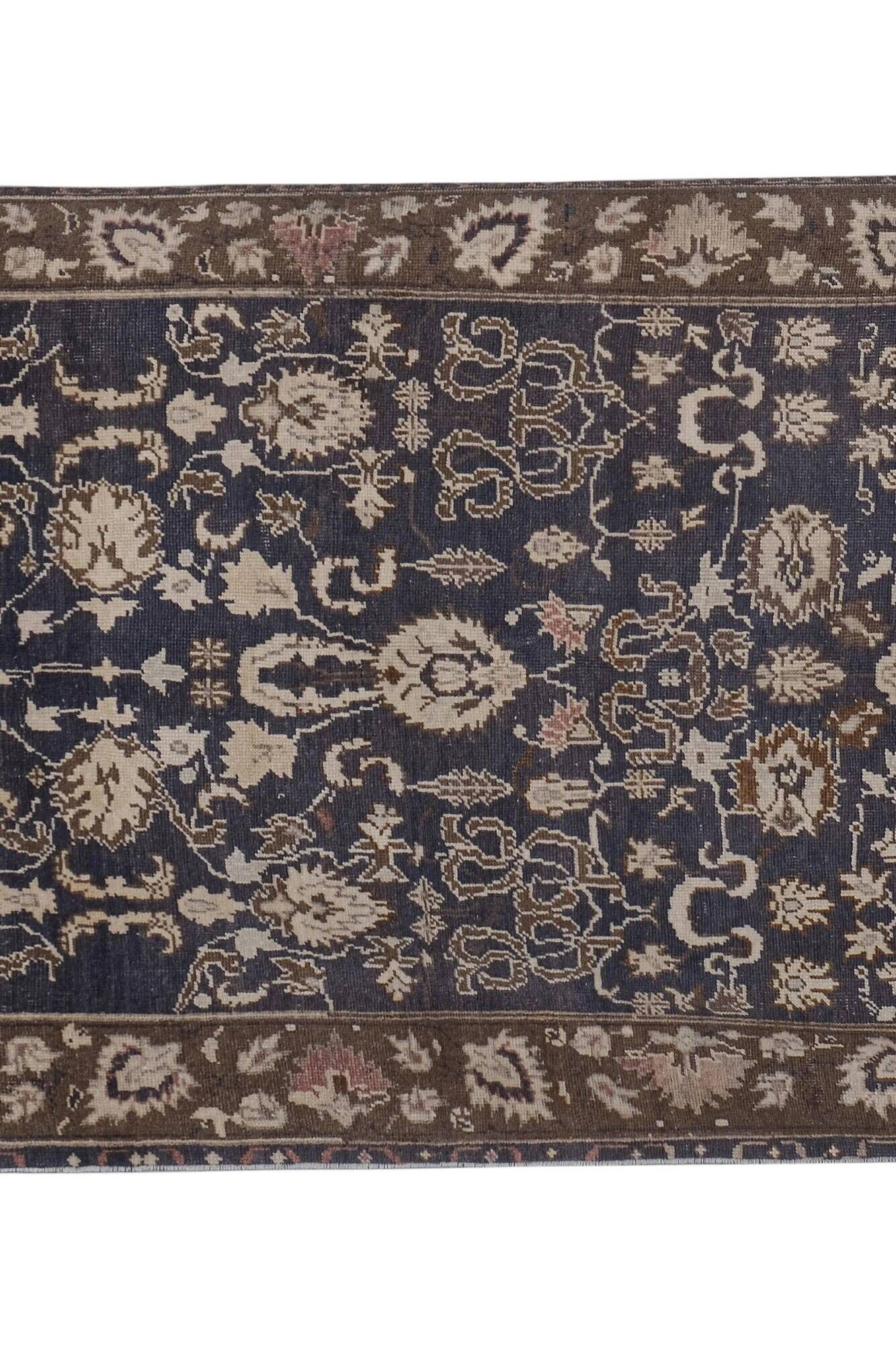 Vintage Turkish handmade rug 130x219 cm