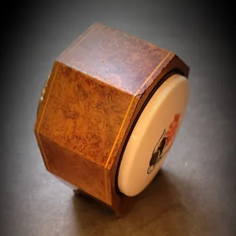 Art Deco inlaid clock