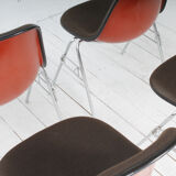 Set of 4 side chairs by Charles & Ray Eames for Herman Miller