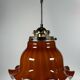 60s 70s Peill & Putzler Germany Ceiling Light Glass Space Age Design