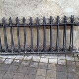 Wrought iron garden grids