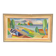 Original Mid Century Swedish Oil On Canvas — Fractured Horizon By Yngve Andersson — Signed — Vintage & Framed — 34 × 62 Cm (13.4" × 24.4")