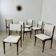 Set of 6 Italian design chairs Carlo de Carlo Cassina model 693 late 50s bouclette