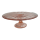 Pink stand dish