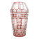 Biedermeier vase, double-layer crystal, Bohemia, Czech Republic, 19th century