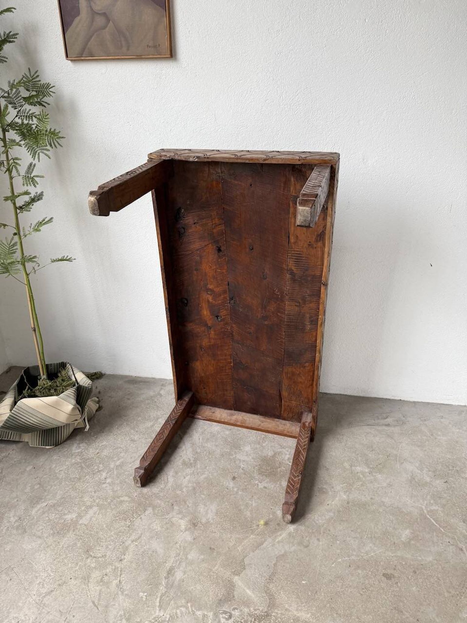 Savoyard folk art coffee table