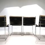 Chaises de salle à manger Tecta D 96, lot de 4, par Hans Könecke, 1960
