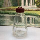 Sucrier verre et bakelite bistrot
