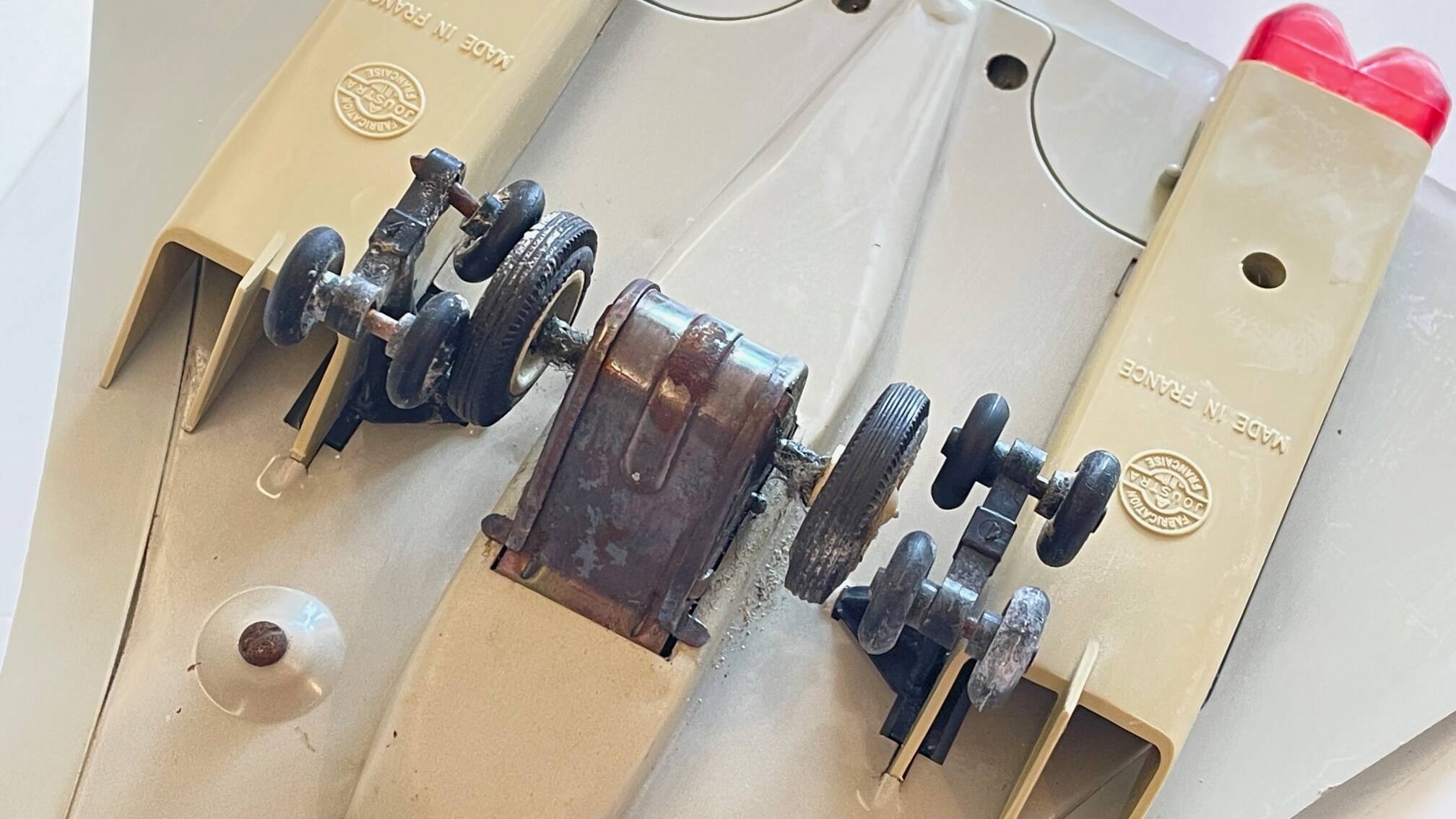 CONCORDE Plane Metal Toy JOUSTRA Vintage