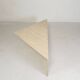 Mid-Century travertine coffee table with a triangular top, 1970s.