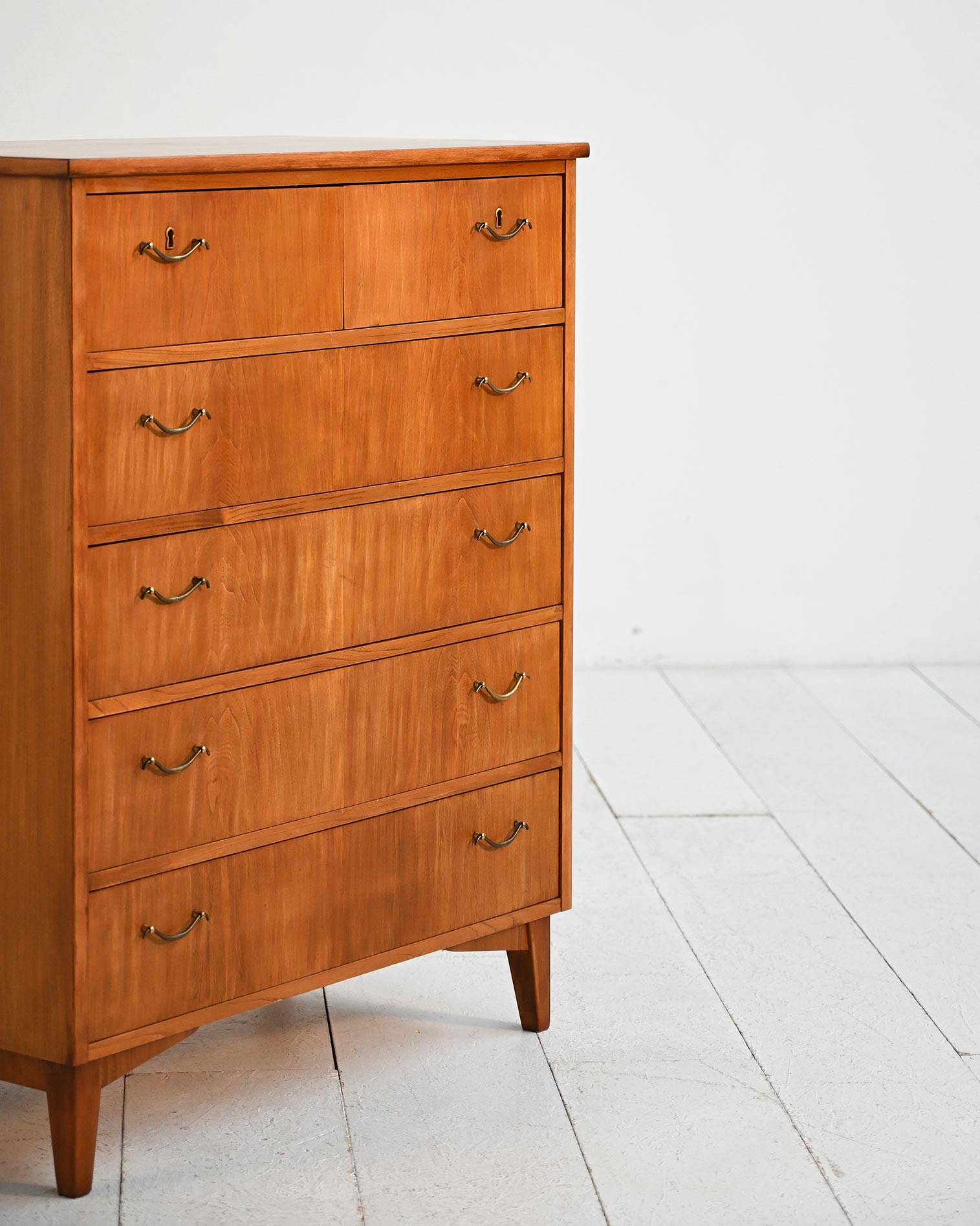 Scandinavian teak chest of drawers, 1960s