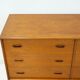 Modern Scandinavian buffet in teak with drawers