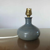 Sandstone lamp, signed, 60s