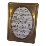 Solid brass photo frame