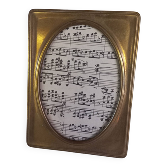 Solid brass photo frame