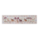Vintage hand-embroidered tablecloth 51x188 cm