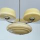 Large Art Deco pendant light in glass, 1930s