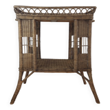 Wicker & rattan serving trolley 1900